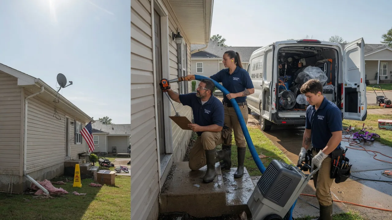 Ceiling Water Damage Restoration in Hurley, SD near me